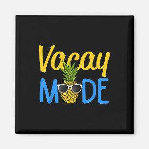Vakantie Mode Ananas Grappig Familie Vakantie Stra Magneet