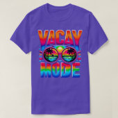 Vakantie Mode Palm Beach Vakantie Zomervakantie Ho T-shirt (Design voorkant)