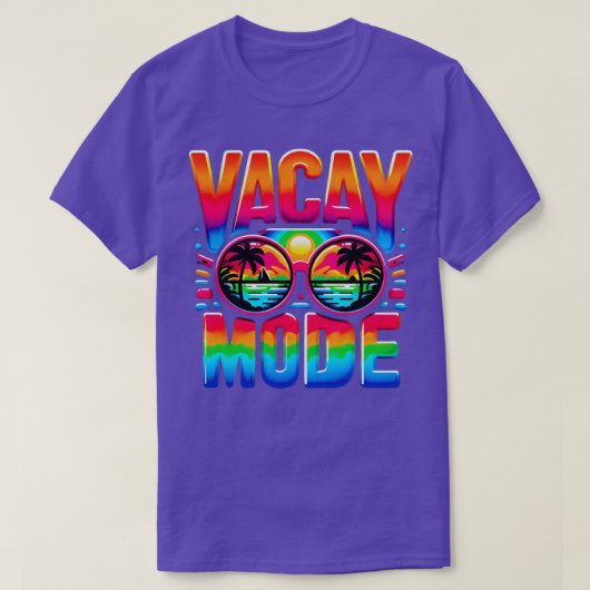 Vakantie Mode Palm Beach Vakantie Zomervakantie Ho T-shirt (Design voorkant)