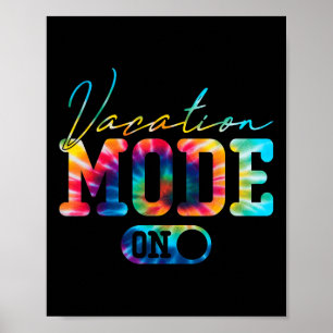 Vakantie Mode Zomer Dye Familie Strand Vakantie Mo Poster