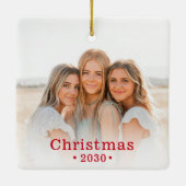 Vakantie modern Ornament Fotokeramiek (Achterkant)
