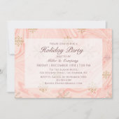 Vakantie Moderne Roze Kerst van de Kerst van het B Kaart (Voorkant)