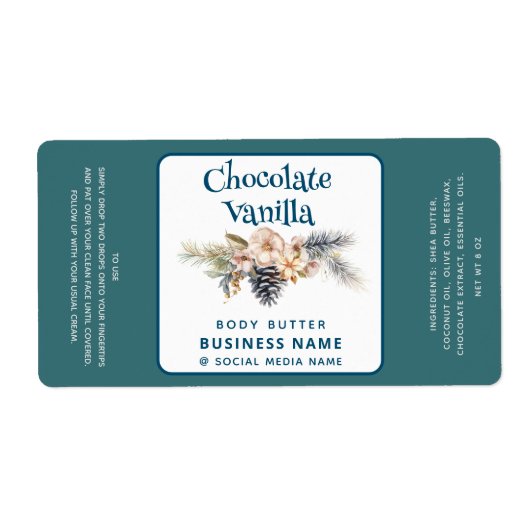 Vakantie moderne typografie productlabel etiket (Voorkant)