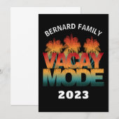 VAKANTIE MODUS GEZINSVAKANTIE KAART (Voorkant / Achterkant)
