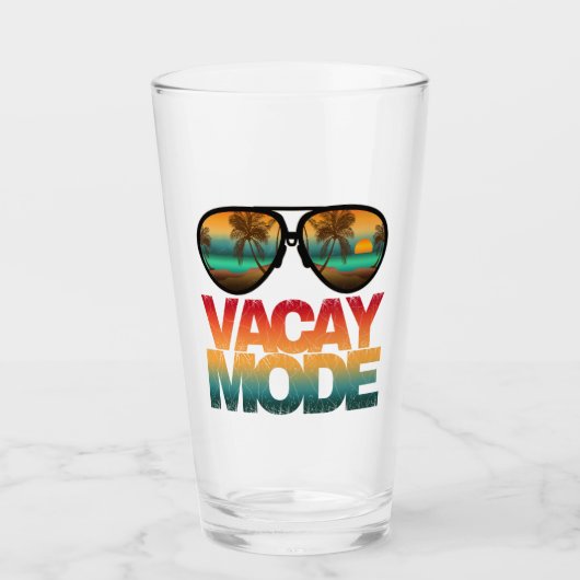 Vakantie Modus Glas (Voorkant)