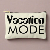 Vakantie modus Neutraal Zwart Vet Typografie Etui