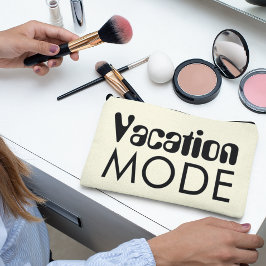 Vakantie modus Neutraal Zwart Vet Typografie Etui