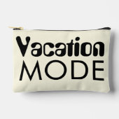 Vakantie modus Neutraal Zwart Vet Typografie Etui (Voorkant)