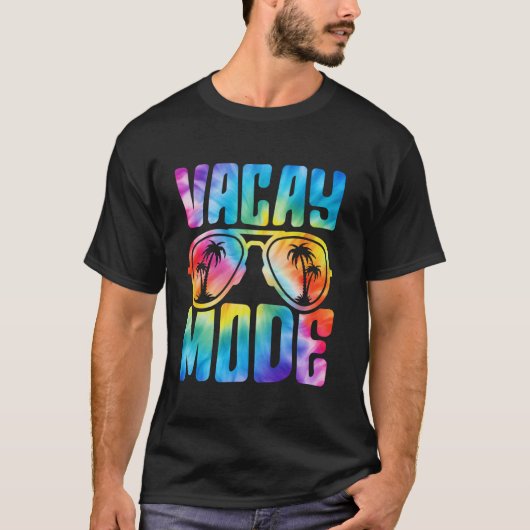 Vakantie Modus Palmboom Strand Vakantie Zomeruitst T-shirt (Voorkant)