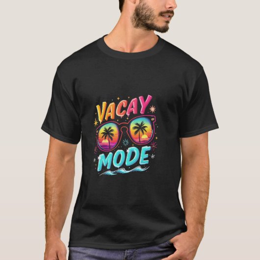 VAKANTIE MODUS Vakantie T-shirt (Voorkant)