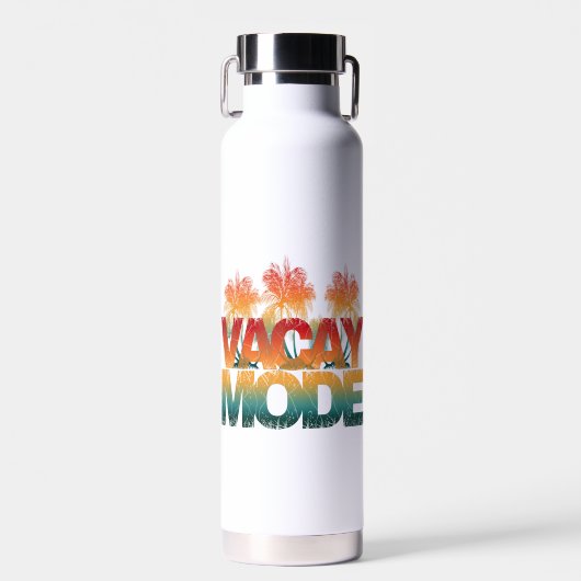 vakantie modus waterfles (Voorkant)