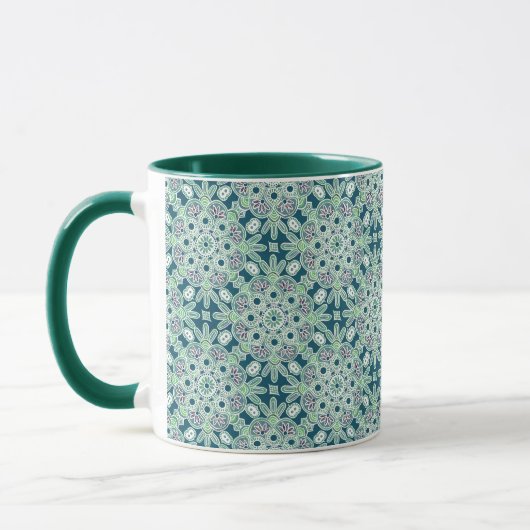 Vakantie mok groene boho (Links)