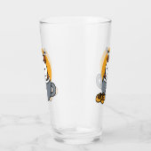 Vakantie Mok Ontwerp met Gezellige Kat en Poot Coo Glas (Rechts)