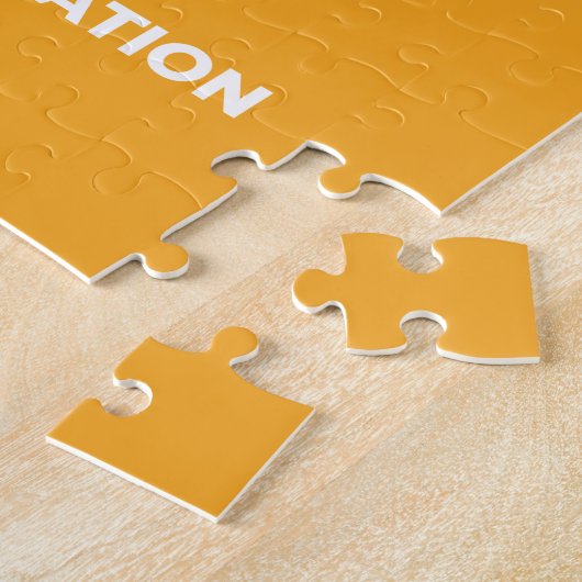 Vakantie Mok Ontwerp met Gezellige Kat en Poot Coo Legpuzzel (Zijkant)