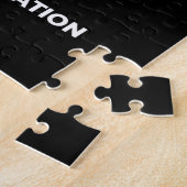 Vakantie Mok Ontwerp met Gezellige Kat en Poot Coo Legpuzzel (Zijkant)