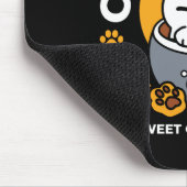 Vakantie Mok Ontwerp met Gezellige Kat en Poot Coo Muismat (Hoek)