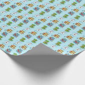 Vakantie Monsters Cadeaupapier (Hoek)