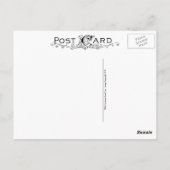  vakantie Montana Road Trip Classic Car Briefkaart (Achterkant)