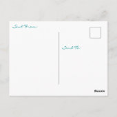 Vakantie | Mooie oceaan scène houden in contact Briefkaart (Achterkant)