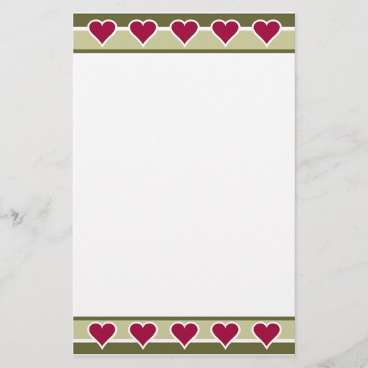 Vakantie Motief briefpapier, aanpasbaar Briefpapier (Voorkant)