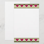 Vakantie Motief briefpapier, aanpasbaar Briefpapier (Voorkant / Achterkant)