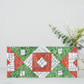 VAKANTIE MOZAÏEK 4x9 Platte Kaart / Horizontaal (Staand voorkant)