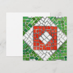 VAKANTIE MOZAÏEK 5.25 Vierkante Platte Kaart