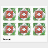 VAKANTIE MOZAÏEK Grote Vierkante Stickers (Vel)