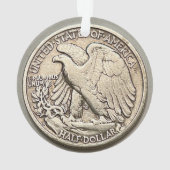 Vakantie munt ornament (achterkant)