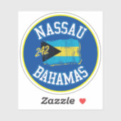 Vakantie Nassau Bahamas Vlag Sticker Cruise (Vel)