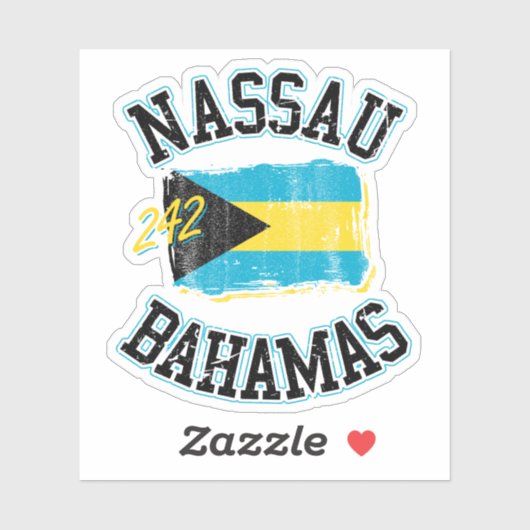 Vakantie Nassau Bahamas Vlag Sticker Cruise (Vel)