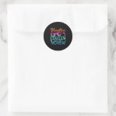 Vakantie neef Crew Beach Sungles Ronde Sticker (Tas)