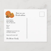 Vakantie nieuw adres in Florida Aankondigingskaart (Achterkant)