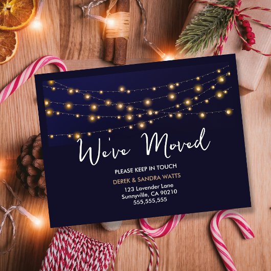 Vakantie Nieuw Adres Kaart – We hebben Briefkaart 