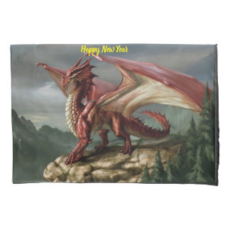 Vakantie nieuw jaar Dragon Pillow Hoesje Cadeau Kussensloop