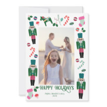 Vakantie Notenkraker Kerstfotokaart