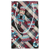 Vakantie Notenkraker Kerstplakken Geschenktas Klein Cadeauzakje (Achterkant)