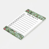 Vakantie om Holly op de lijst te plaatsen verlaat  Post-it® Notes (Schuin)