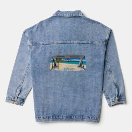 Vakantie ontwerp denim jacket