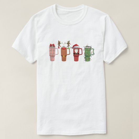 Vakantie ontwerp met kerstdecor t-shirt (Design voorkant)