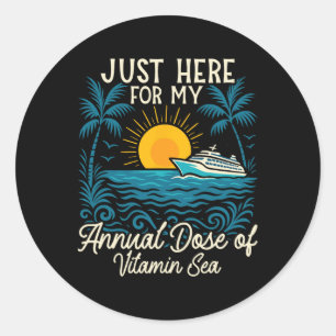 Vakantie op cruiseschip alleen hier voor mijn jaar ronde sticker
