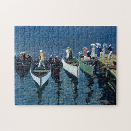 Vakantie op de Hudson | George Luks Legpuzzel (Horizontaal)