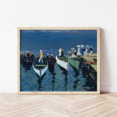 Vakantie op de Hudson | George Luks Poster