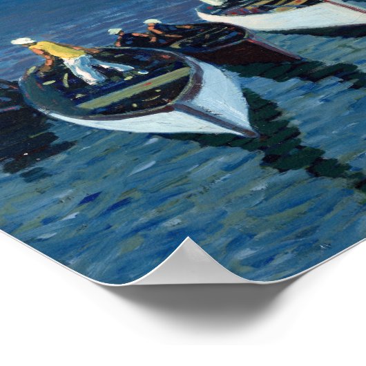 Vakantie op de Hudson | George Luks Poster (Hoek)