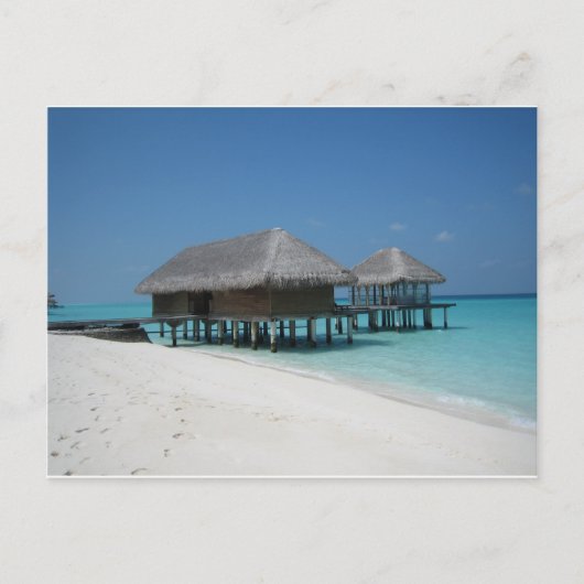 Vakantie op de Malediven Briefkaart (Voorkant)