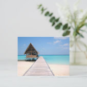 Vakantie op de Malediven Briefkaart (Staand voorkant)