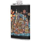 Vakantie op een eiland heupfles (Links)