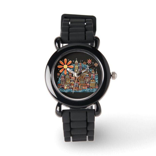 Vakantie op een eiland horloge (Voorkant)