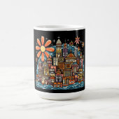 Vakantie op een eiland koffiemok (Center)