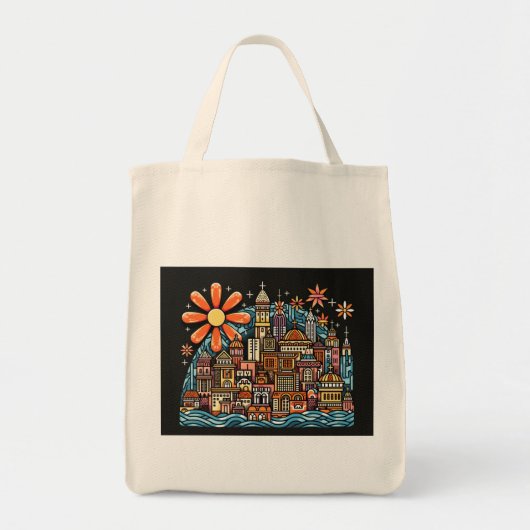 Vakantie op een eiland tote bag (Voorkant)